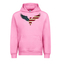 Fuchsia Pink bald eagle  america Urban Hoodie - linhVisuals
