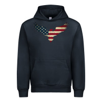 Navy bald eagle  america Urban Hoodie - linhVisuals