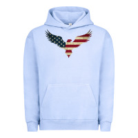 Pigment Grape Ice bald eagle  america Urban Hoodie - linhVisuals