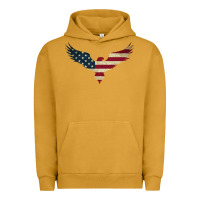 Pigment Peanut Butter bald eagle  america Urban Hoodie - linhVisuals