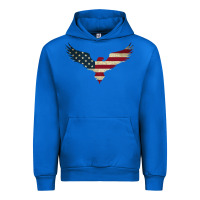 Cobalt bald eagle  america Urban Hoodie - linhVisuals