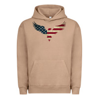 Pigment Burro bald eagle  america Urban Hoodie - linhVisuals