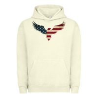 Pigment Pistachio bald eagle  america Urban Hoodie - linhVisuals