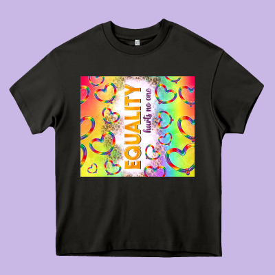 Equality Hurts No One Heavy Core Tee Designed By Tumblerdesignbyshophia