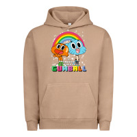Pigment Burro cn the amazing world of gumball & darwin rainbow portrait pullover hoo Urban Hoodie - linhVisuals