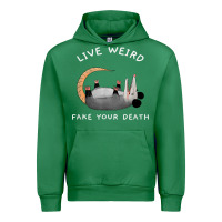 Emerald funny opossum possum tee live weird fake your death t shirt Urban Hoodie - linhVisuals