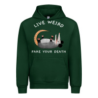Forest Green funny opossum possum tee live weird fake your death t shirt Urban Hoodie - linhVisuals