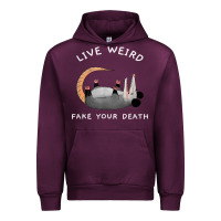 Mauve Wine funny opossum possum tee live weird fake your death t shirt Urban Hoodie - linhVisuals