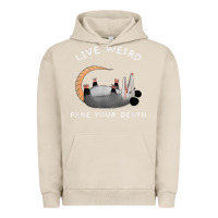 Pigment French Oak funny opossum possum tee live weird fake your death t shirt Urban Hoodie - linhVisuals