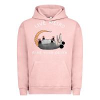 Pigment Salmon funny opossum possum tee live weird fake your death t shirt Urban Hoodie - linhVisuals