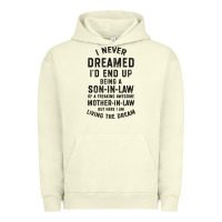 Pigment Pistachio mens i never dreamed i'd end up being a son in law funny gift t shirt Urban Hoodie - linhVisuals