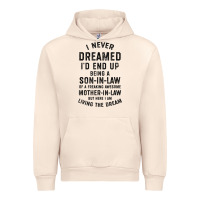 Sandshell mens i never dreamed i'd end up being a son in law funny gift t shirt Urban Hoodie - linhVisuals