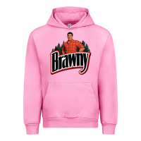 Fuchsia Pink brawny paper towel guy Urban Hoodie - linhVisuals
