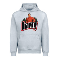 Heather Grey brawny paper towel guy Urban Hoodie - linhVisuals