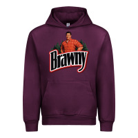 Mauve Wine brawny paper towel guy Urban Hoodie - linhVisuals