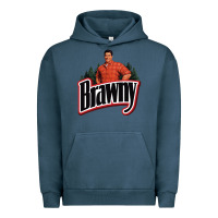 Pigment Midnight Navy brawny paper towel guy Urban Hoodie - linhVisuals