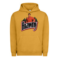 Pigment Peanut Butter brawny paper towel guy Urban Hoodie - linhVisuals