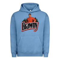 Pigment Pebble Blue brawny paper towel guy Urban Hoodie - linhVisuals