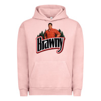 Pigment Salmon brawny paper towel guy Urban Hoodie - linhVisuals