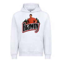 White brawny paper towel guy Urban Hoodie - linhVisuals
