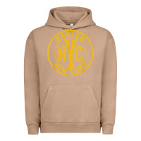 Pigment Burro harlem new york nyc vintage sign distressed amber print t shirt Urban Hoodie - linhVisuals