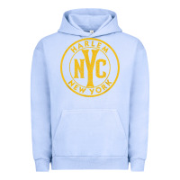 Pigment Grape Ice harlem new york nyc vintage sign distressed amber print t shirt Urban Hoodie - linhVisuals