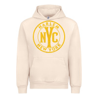 Sandshell harlem new york nyc vintage sign distressed amber print t shirt Urban Hoodie - linhVisuals