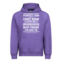 Tulip i'm not a perfect son but my crazy mom loves me mother's day t shirt Urban Hoodie - linhVisuals