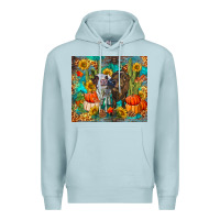 Blue Mist fall heifer cows Premium Hoodie - RanaPortraitStore