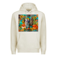 Oatmeal Heather fall heifer cows Premium Hoodie - RanaPortraitStore