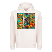 Pale Pink fall heifer cows Premium Hoodie - RanaPortraitStore