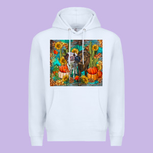 Fall Heifer Cows Premium Hoodie Designed By Ranaportraitstore