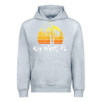 Heather Grey retro key west t shirt florida beach shirt Urban Hoodie - linhVisuals