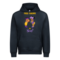 Navy free throws or bows basketball baby gender reveal t shirt Urban Hoodie - linhVisuals