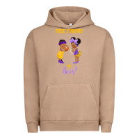 Pigment Burro free throws or bows basketball baby gender reveal t shirt Urban Hoodie - linhVisuals
