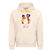 Sandshell free throws or bows basketball baby gender reveal t shirt Urban Hoodie - linhVisuals
