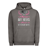 Pigment Tornado i married my hero proud veteran wife usa military husband t shirt Urban Hoodie - linhVisuals