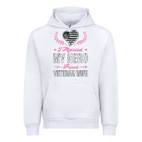 White i married my hero proud veteran wife usa military husband t shirt Urban Hoodie - linhVisuals