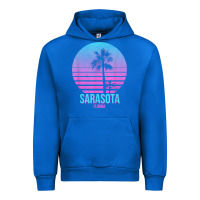 Cobalt sarasota florida vintage retro palm tree t shirt Urban Hoodie - linhVisuals