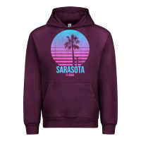 Sarasota Florida Vintage Retro Palm Tree T Shirt Urban Hoodie | Teevron