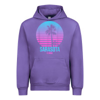 Tulip sarasota florida vintage retro palm tree t shirt Urban Hoodie - linhVisuals