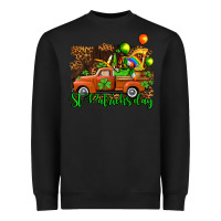 Black st patricks day loads of truck Heavyweight Sweatshirt - AdoDesignShop