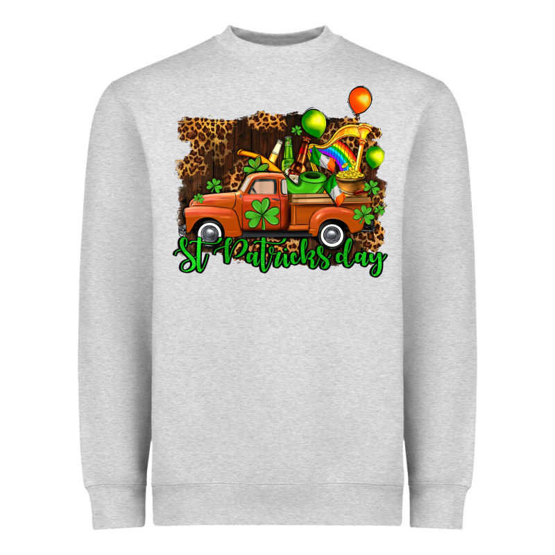 St Patricks Day Loads Of Truck Heavyweight Sweatshirt by AdoDesignShop | Teevron