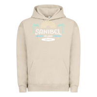 Pigment French Oak sanibel island retro style florida t shirt Urban Hoodie - linhVisuals