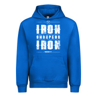 Iron Sharpens Iron Proverbs Christian Bible Verse Religious Pullover H Urban Hoodie | Teevron