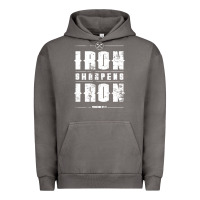 Pigment Tornado iron sharpens iron proverbs christian bible verse religious pullover h Urban Hoodie - linhVisuals