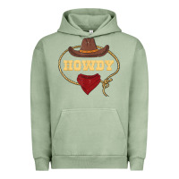 Pigment Oil Green howdy shirt western rodeo country cowboy texan t shirt Urban Hoodie - linhVisuals