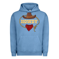 Pigment Pebble Blue howdy shirt western rodeo country cowboy texan t shirt Urban Hoodie - linhVisuals