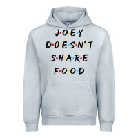 Heather Grey funny joey doesn't share food how you doin quoted friends t shirt Urban Hoodie - linhVisuals