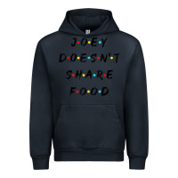 Navy funny joey doesn't share food how you doin quoted friends t shirt Urban Hoodie - linhVisuals
